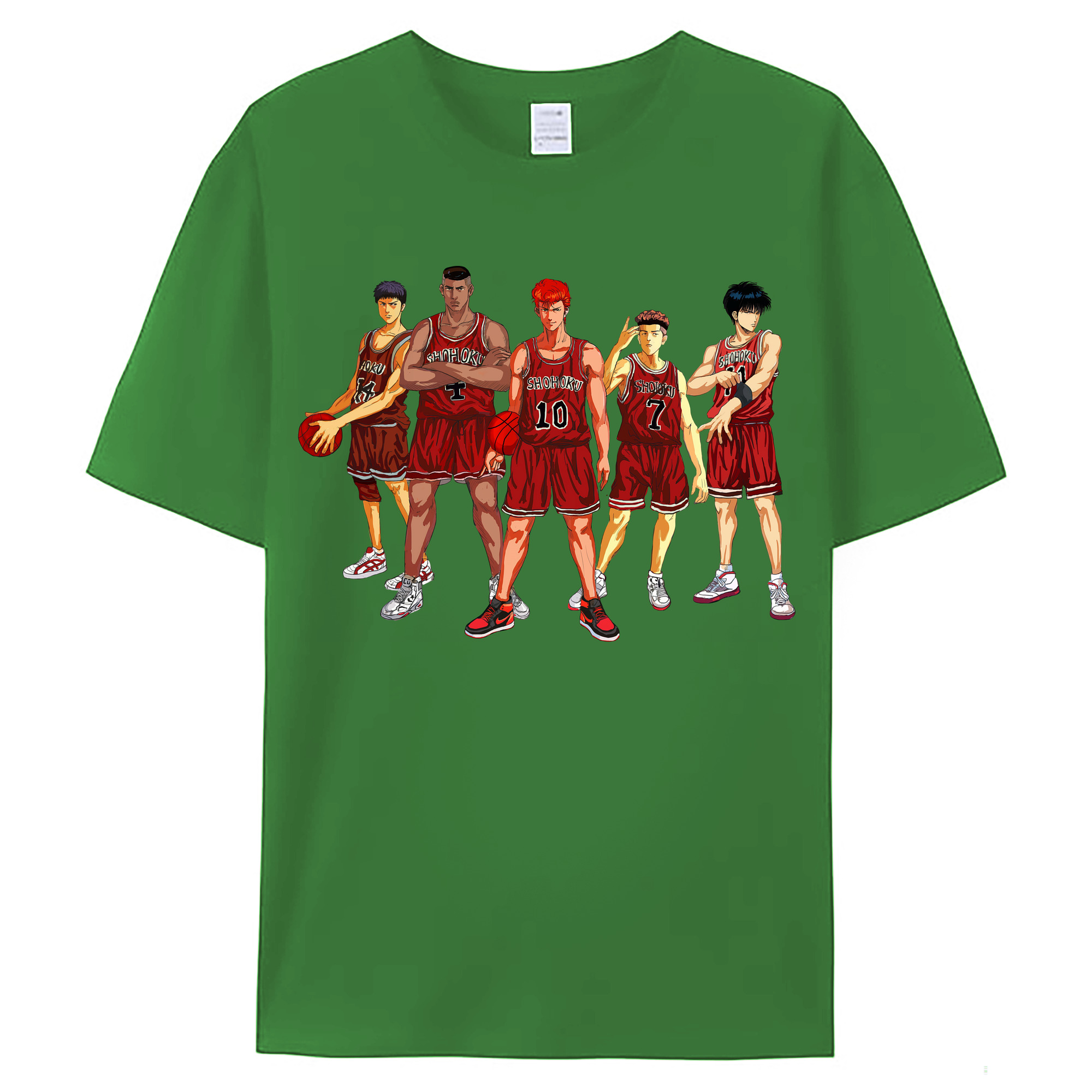 （画像用） SLAM DUNK／スラムダンク レディースカジュアルプリントTシャツ（綿100％）